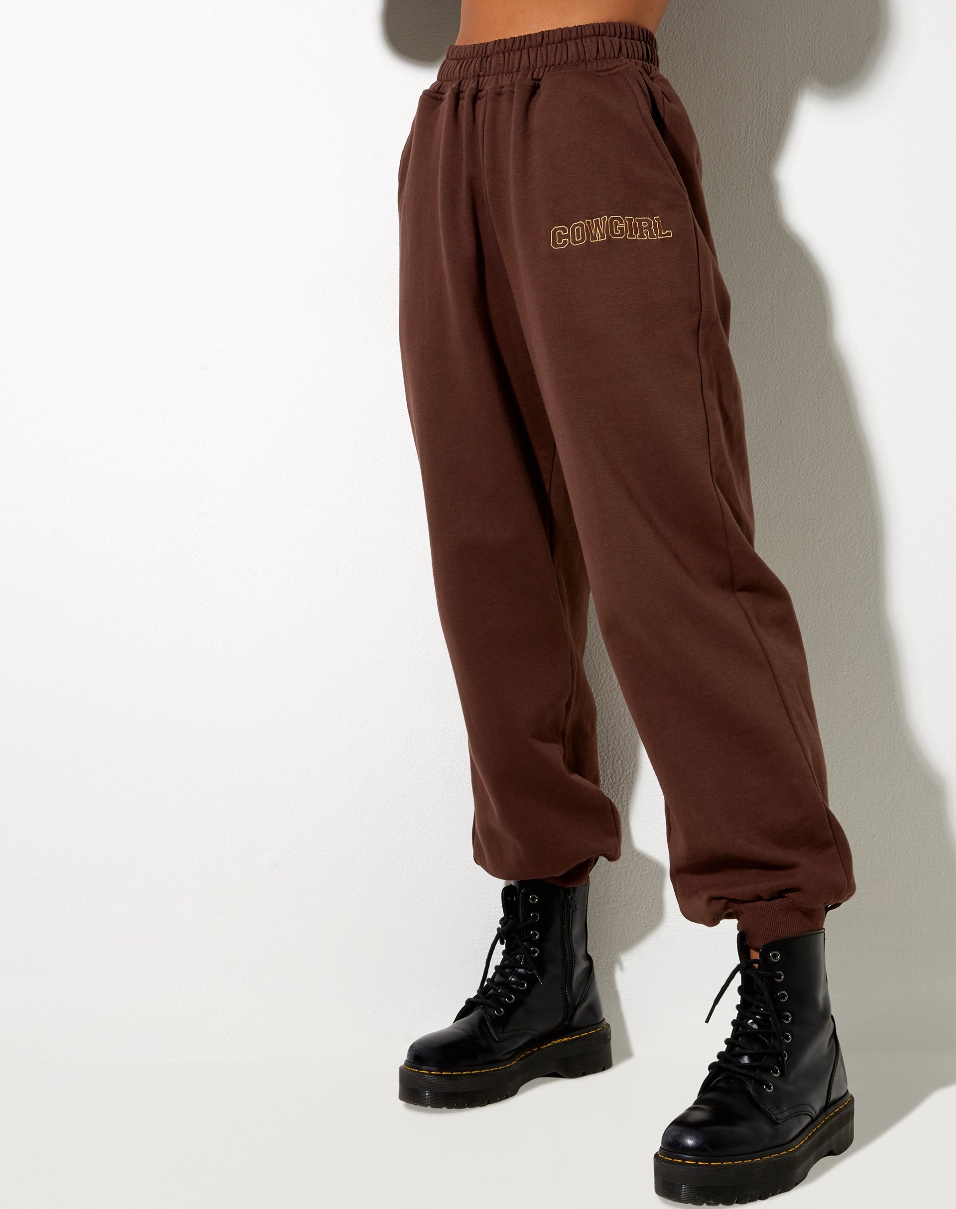 Image de Roider Jogger en acajou profond Cowgirl Gold Embro