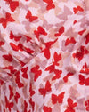  Papillon Pêche Rouge