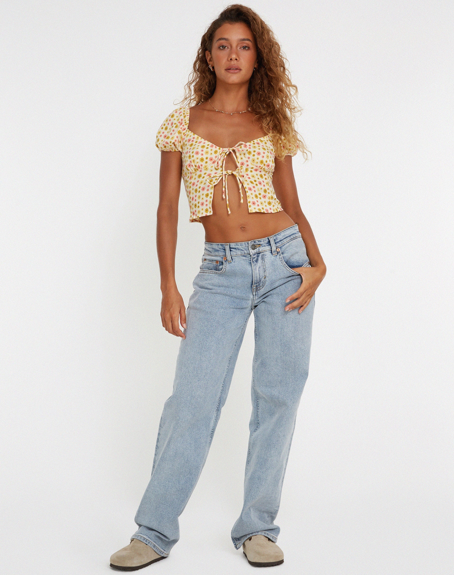 image de Rom Top en Daisy Chain Cream
