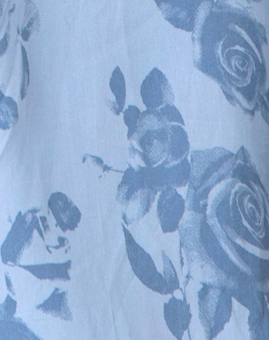 Image of Roman Playsuit in Sky Rose