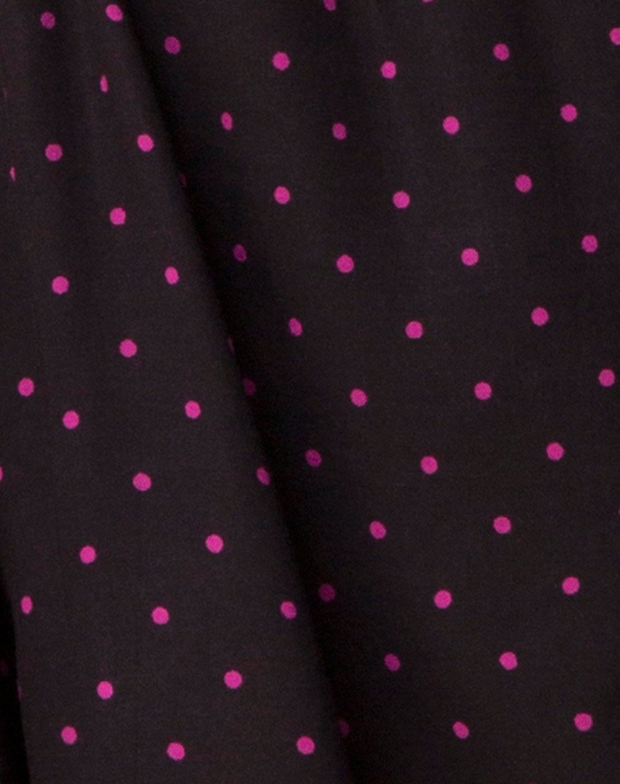 Image of Romeo Longsleeve Playsuit in Cuban Dot Red