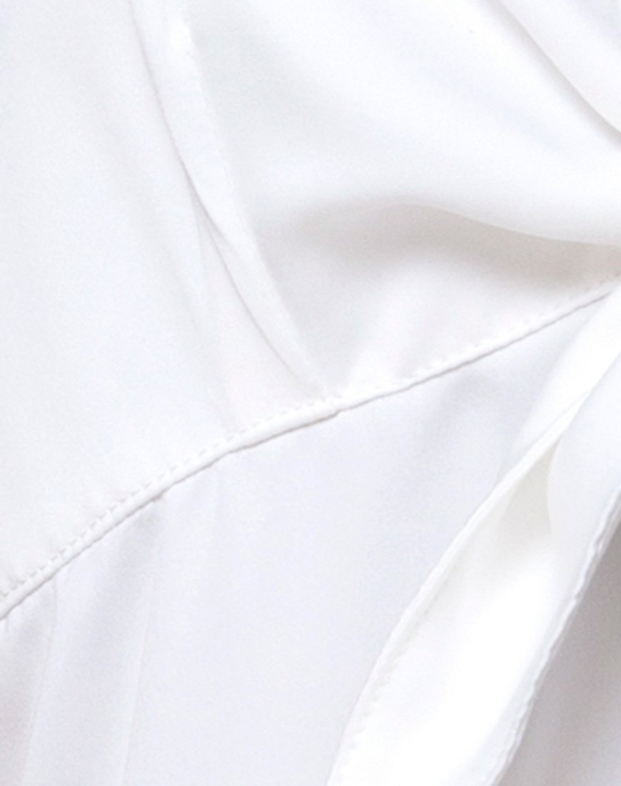 Image de Roppan Slip Dress in Satin Ivory