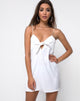 Image de Roppan Slip Dress in Satin Ivory