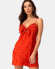 Image de Roppan Slip Dress in Satin Rose Rust