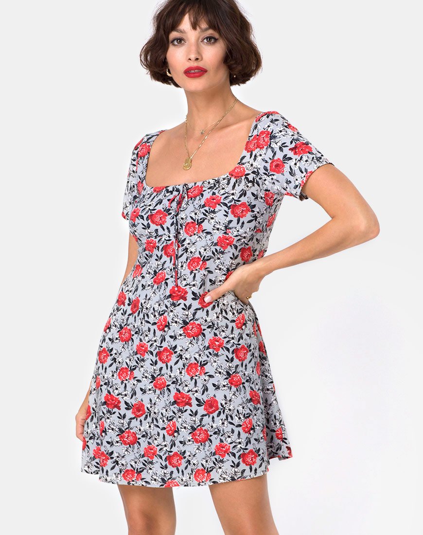 Robe Ruchi en Blooming Rose
