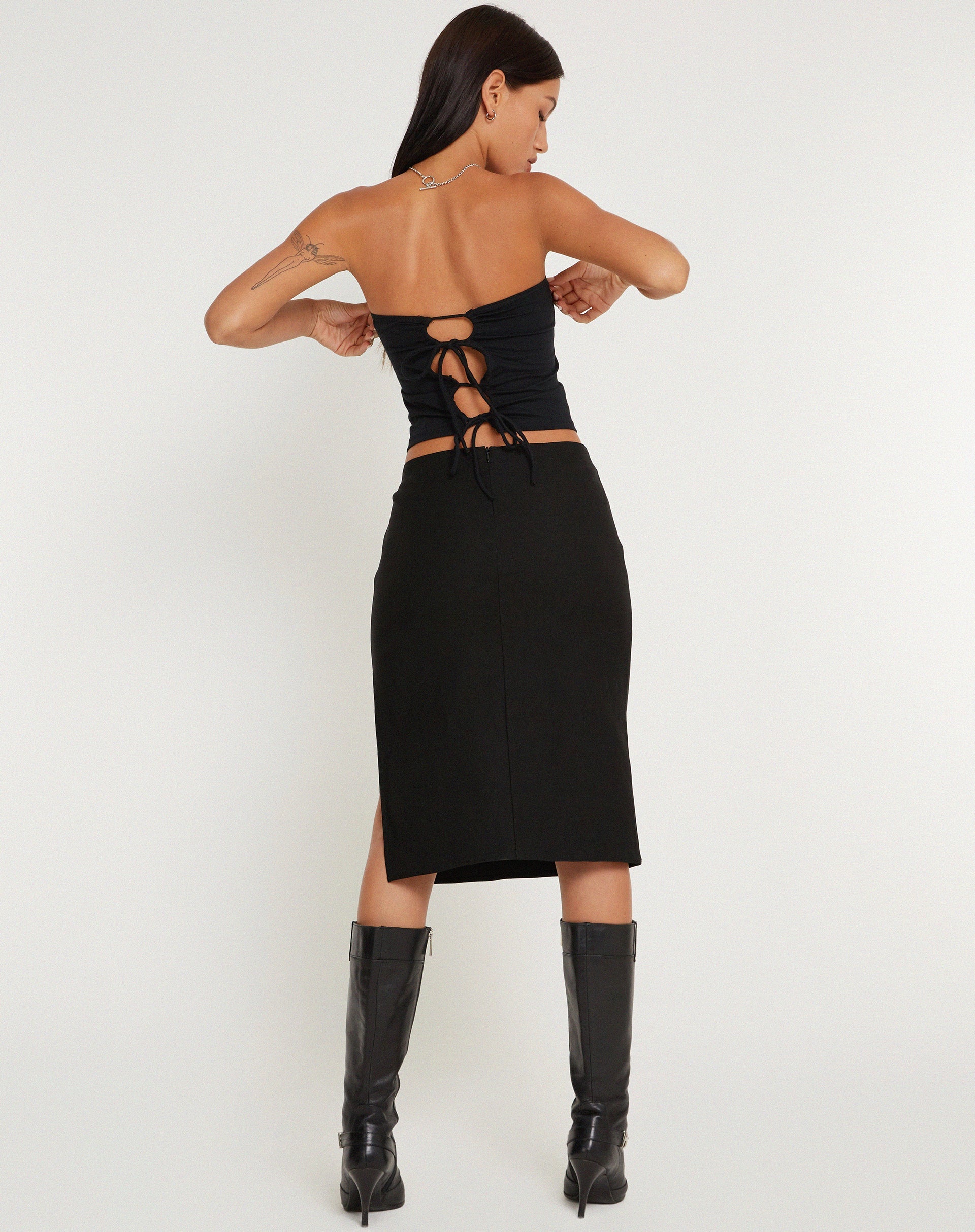 Image de Ruetie Bandeau Top in Black