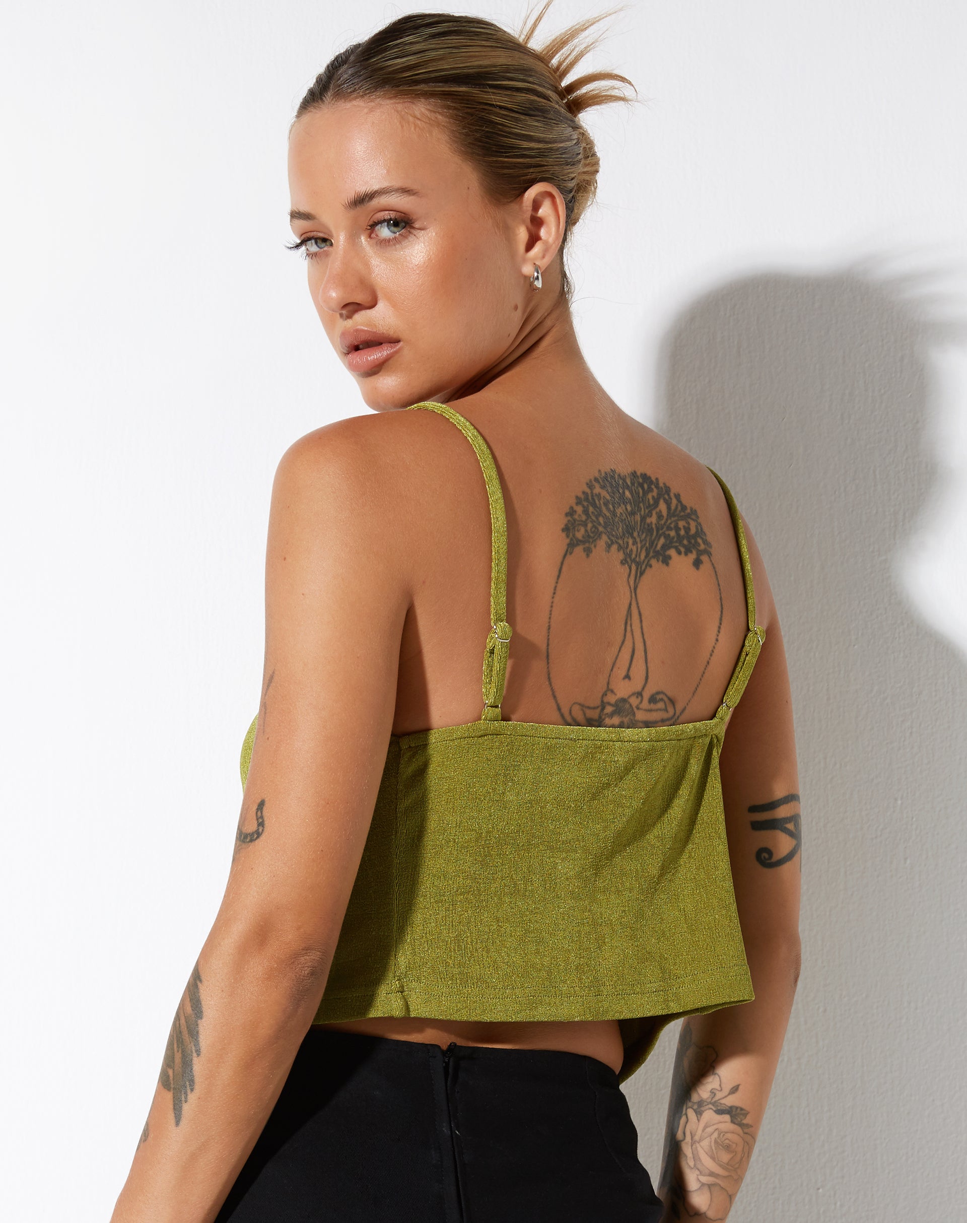 image de Rumak Top in Crepe Lime