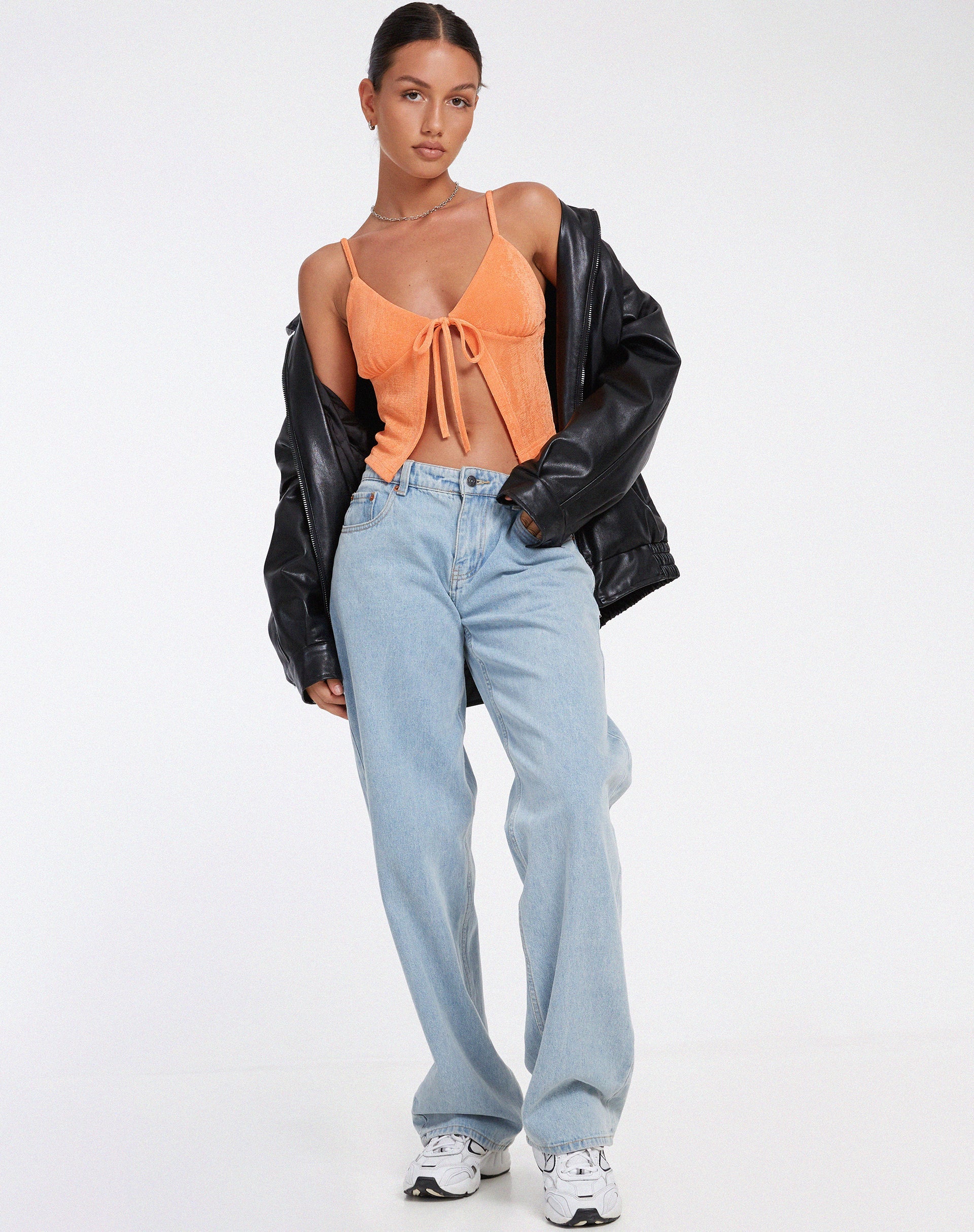 image de Rumak Top in Crepe Soft Orange