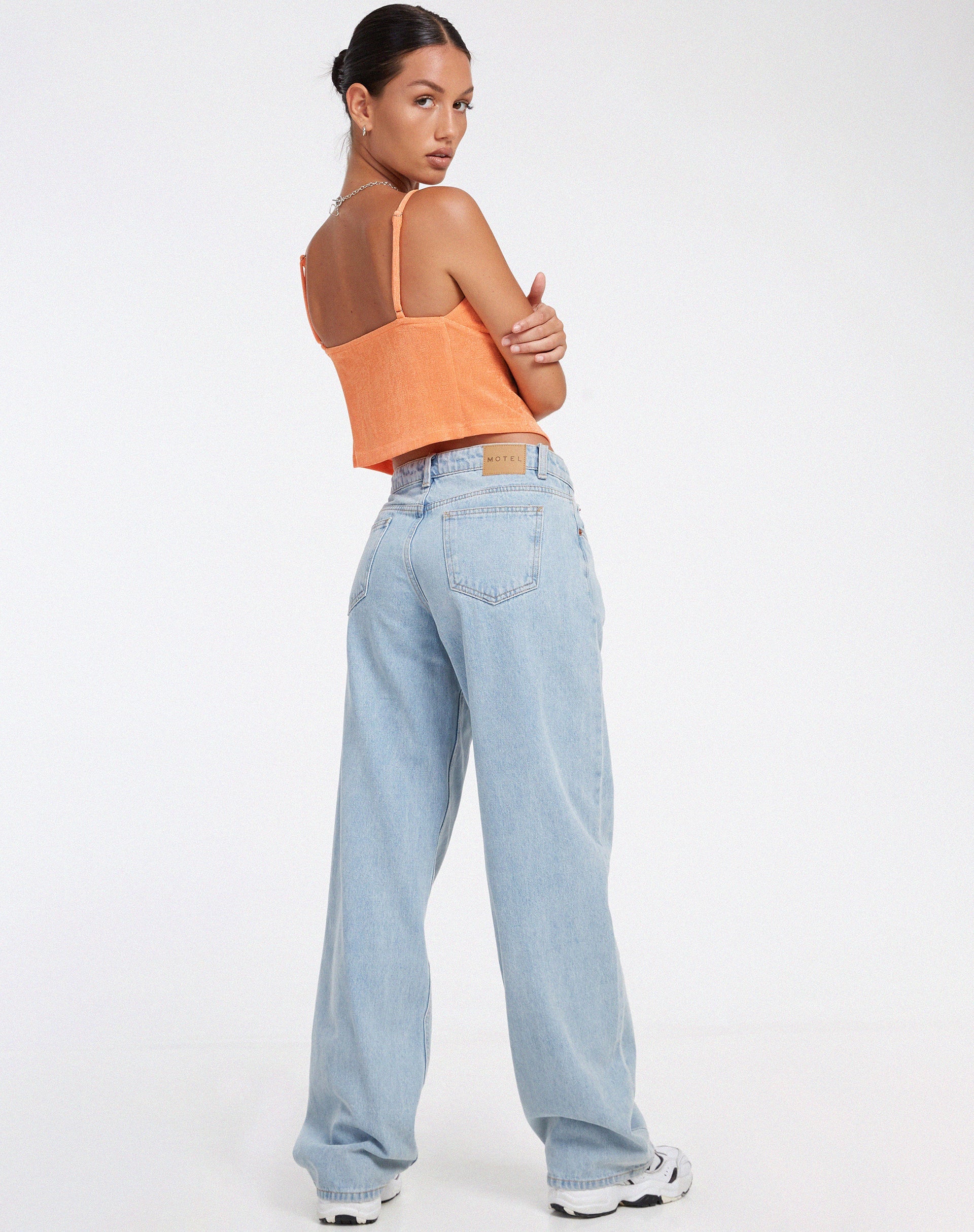 image de Rumak Top in Crepe Soft Orange