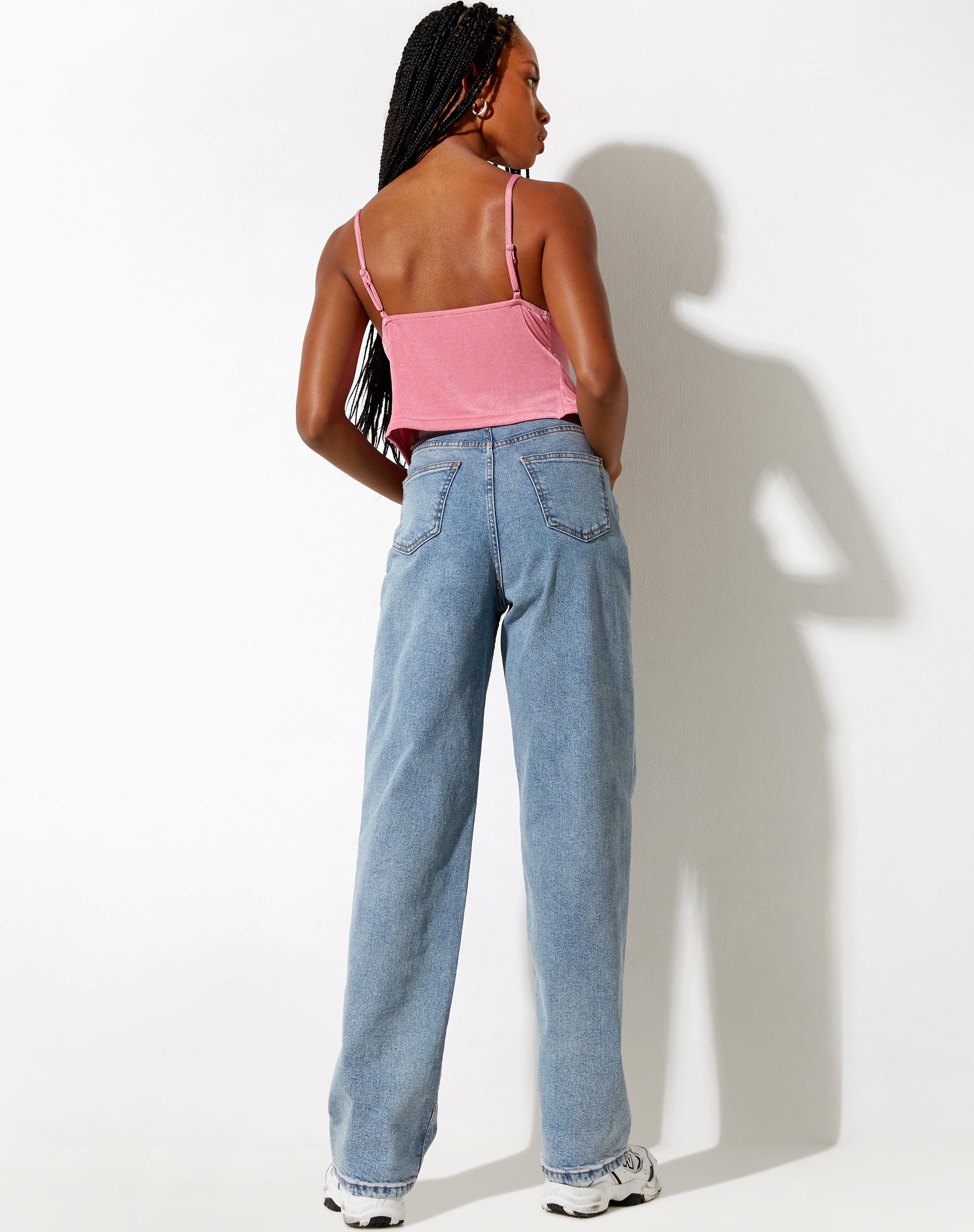 Image de Rumak Cami Top in Crepe Hot Pink