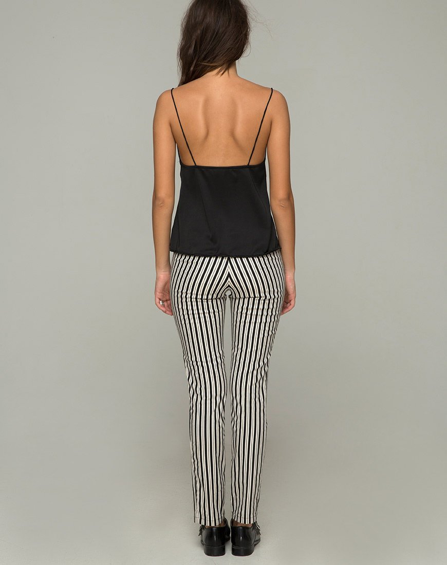 Image de Ruska Jeans in Mini Pinstripe Black and White