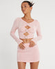 image de Ruti Long Sleeve Top in Crepe Baby Pink
