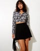 Image de Ryals Crop Top in 90s Zebra