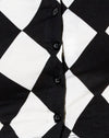  Harlequin noir et blanc