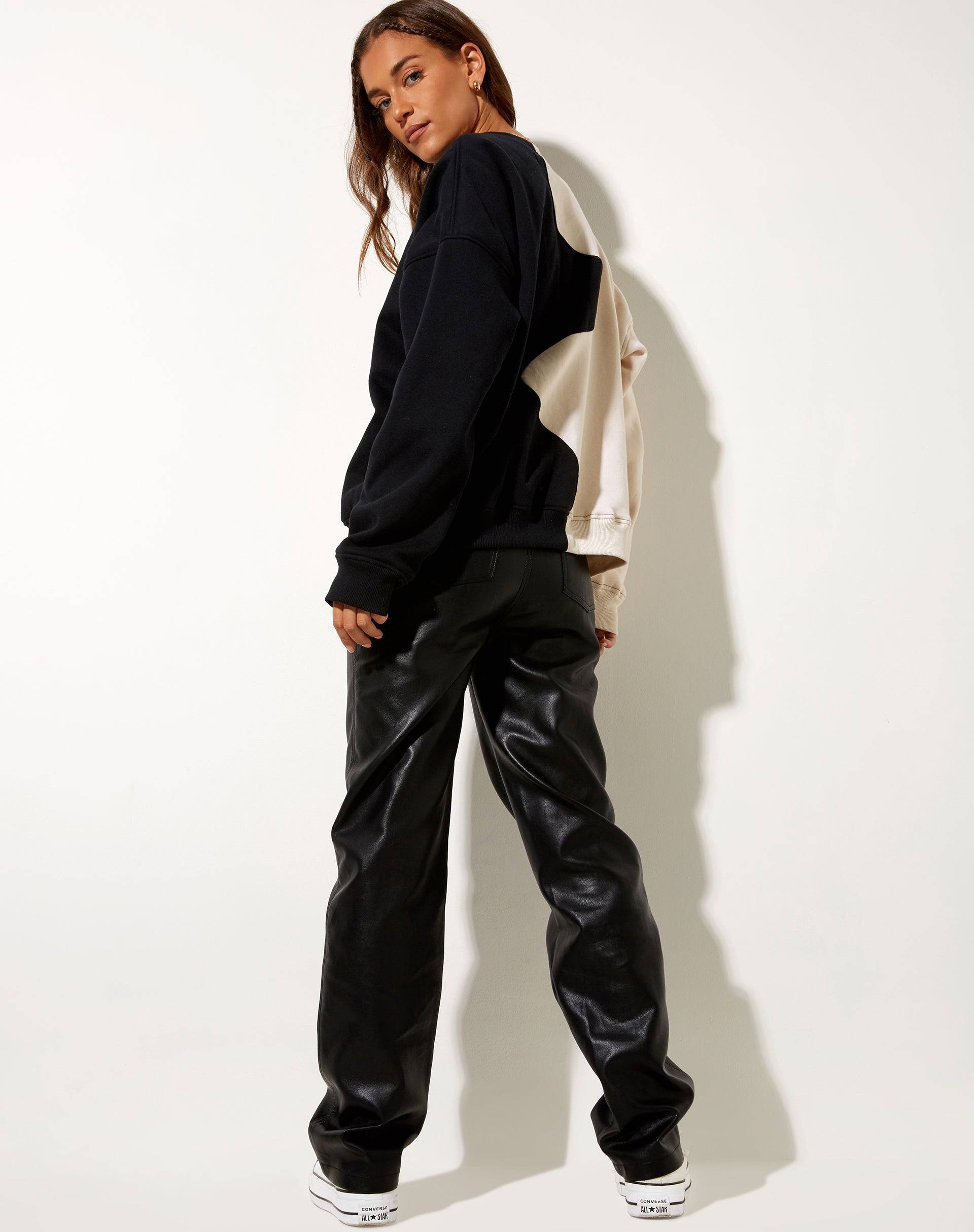 Image de Ryu Sweatshirt en hiver blanc et noir