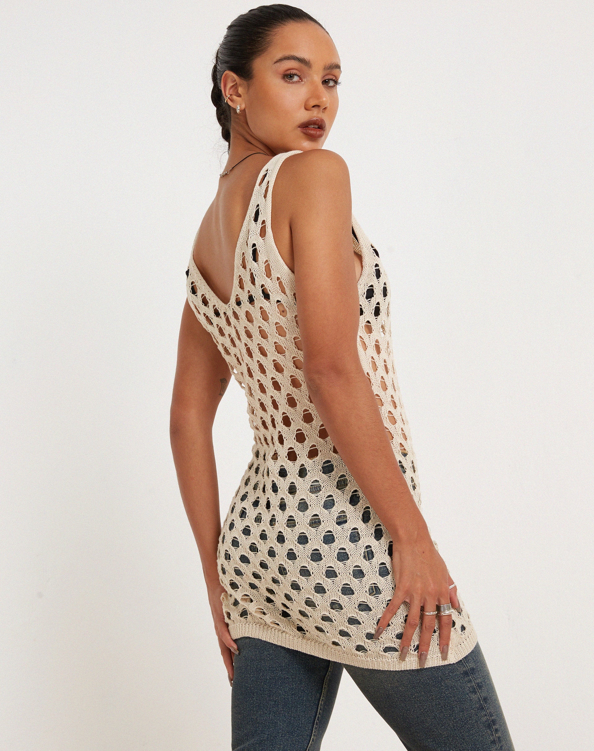 image de Mini robe Ryushi en beige