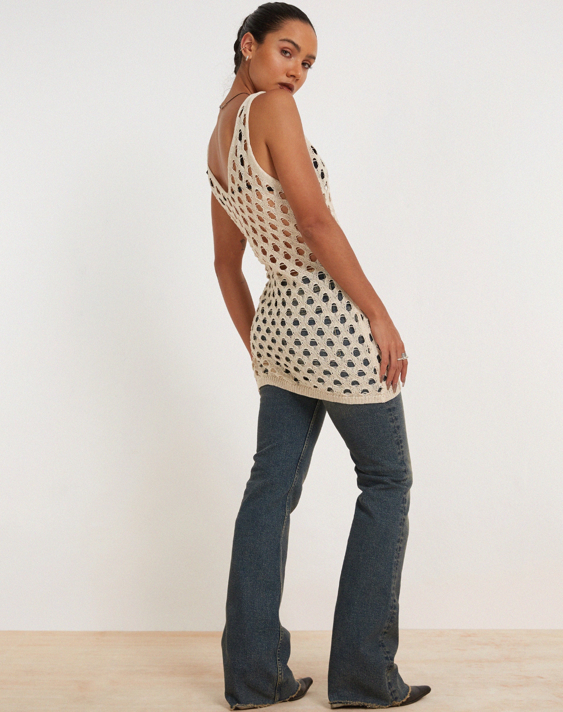 image de Mini robe Ryushi en beige