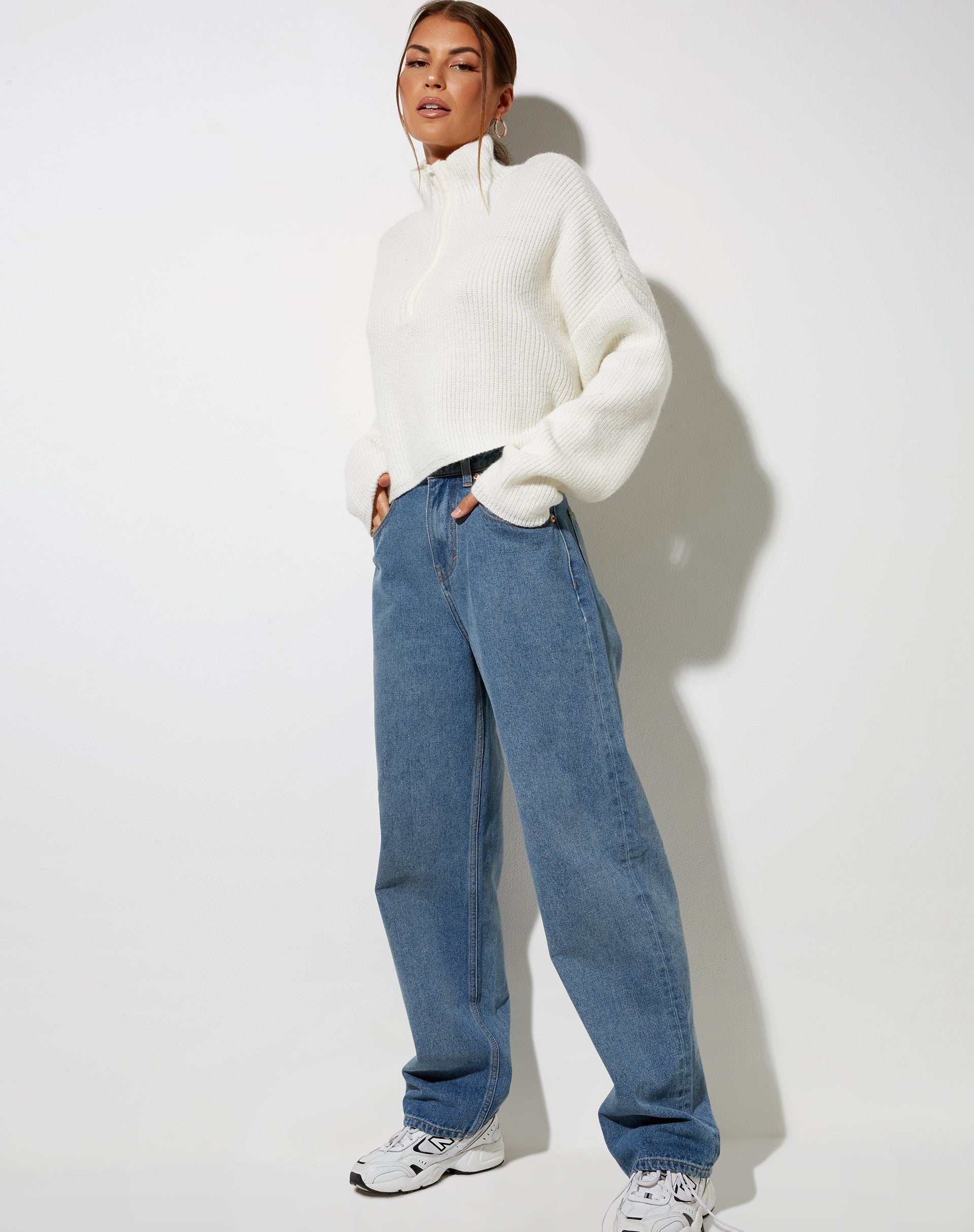 Image de Saba Jumper en tricot Ivoire