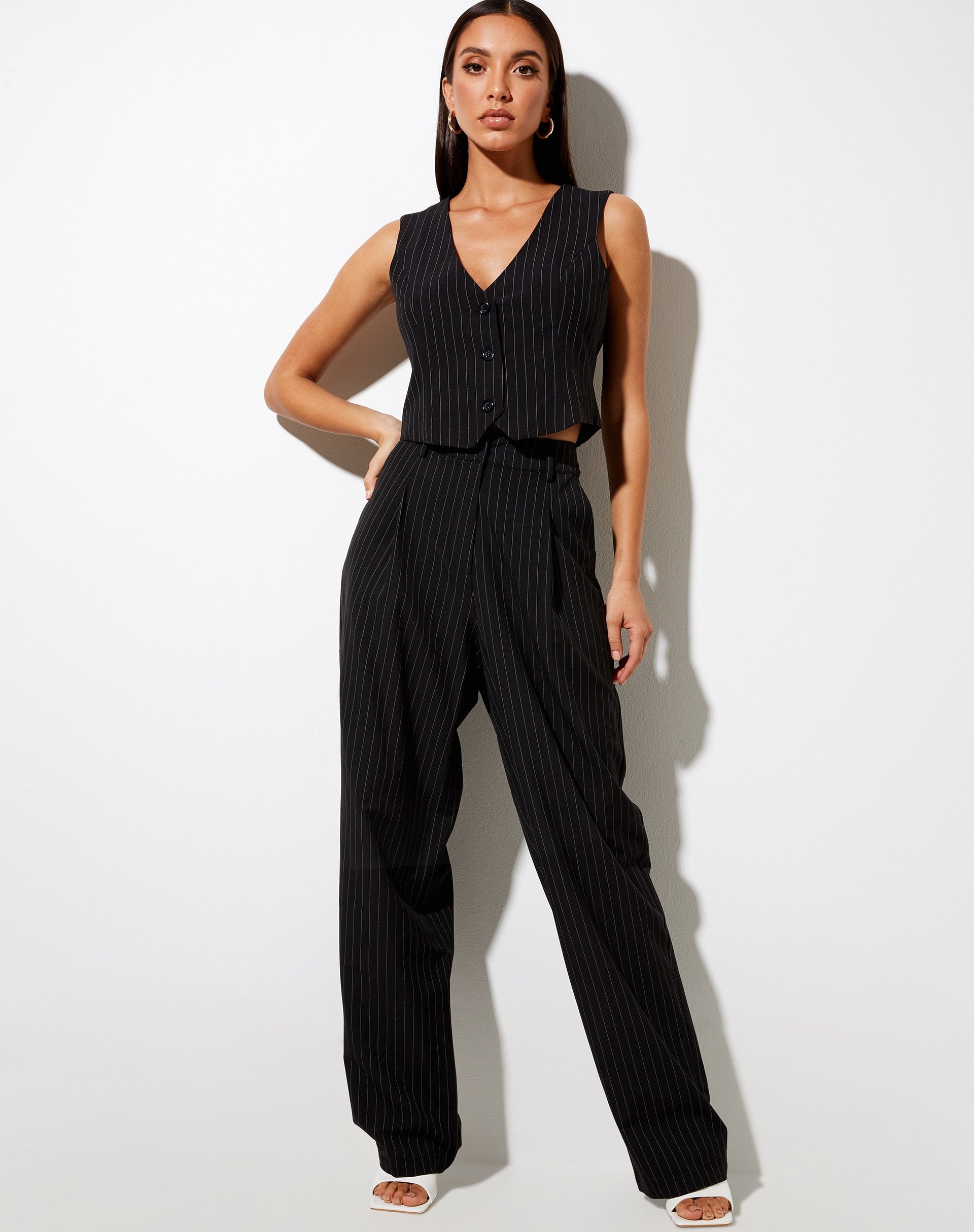 Image de la veste Safar à rayures noires