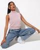 Image de Sai Débardeur en tricot Lilas