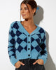 Image de Saidi Cardi en bleu diamant et marine