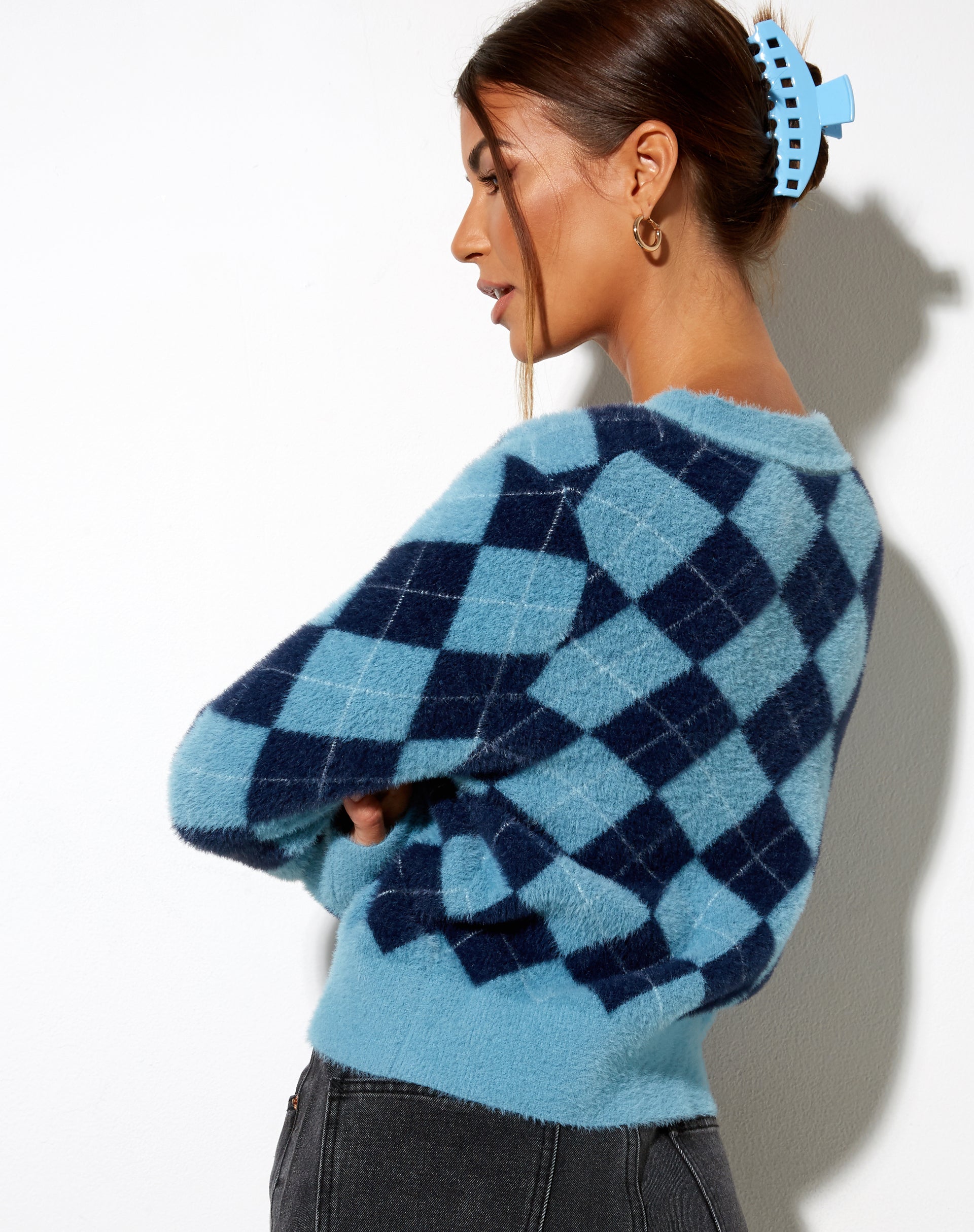 Image de Saidi Cardi en bleu diamant et marine