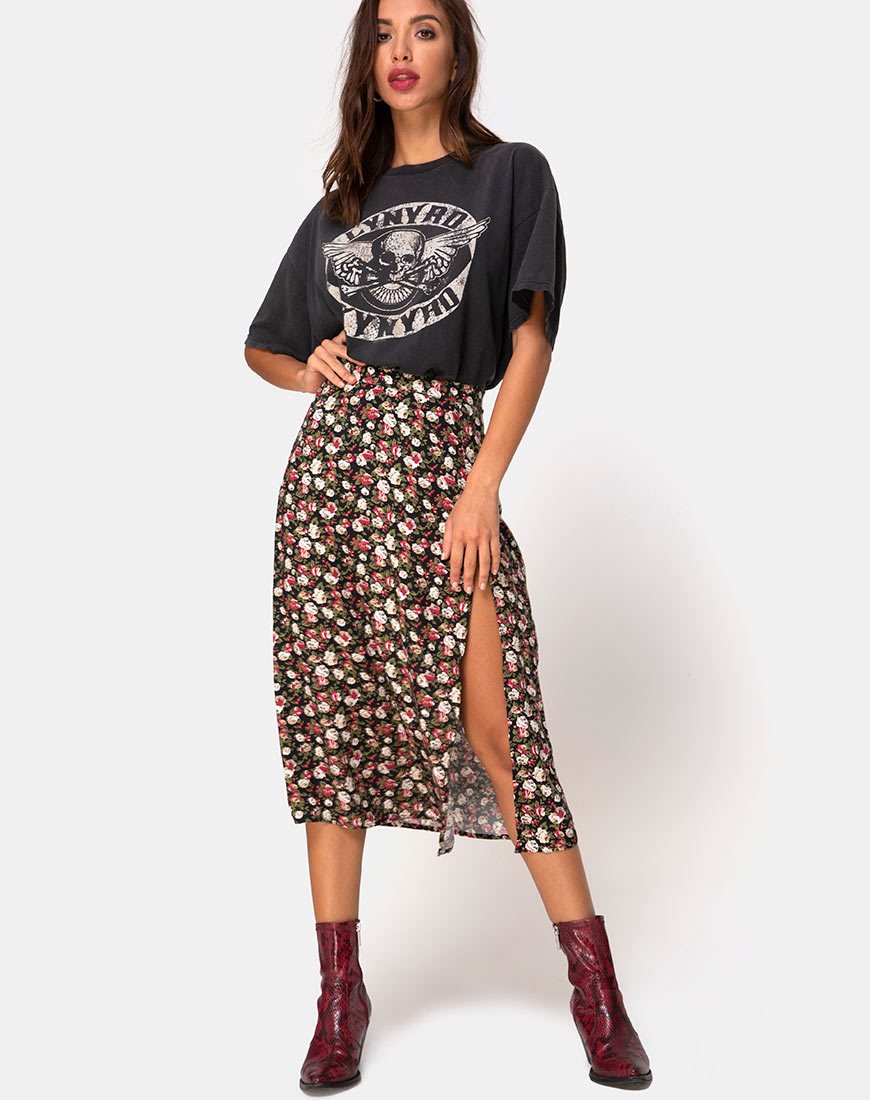 Image de la jupe Saika, Courtney Floral