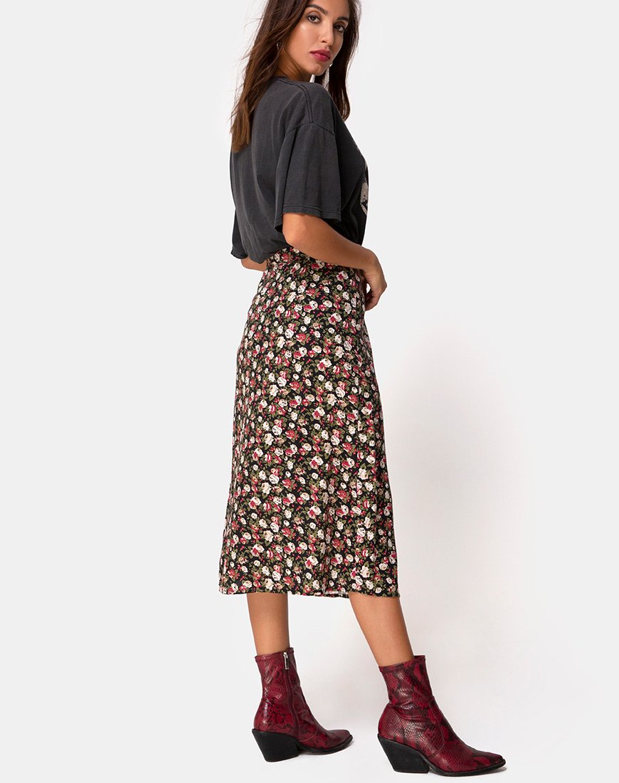 Image de la jupe Saika, Courtney Floral