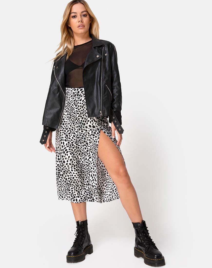 Jupe midi Saika, dalmatienne