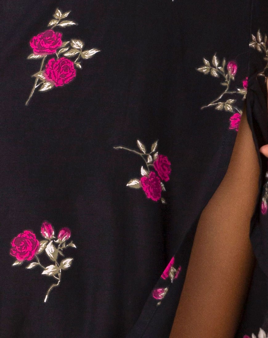 Image de la jupe Saika en rose grunge