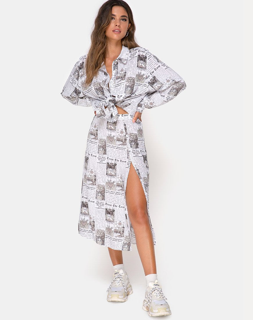 Image de la chemise Oxford dans le Tarot