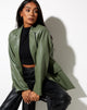 Image de Saken Blazer en Pu Green
