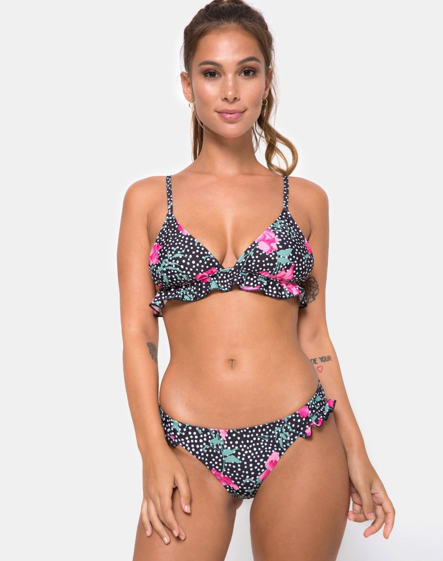 Image de Sakila Bikini Top in Paradise Polka