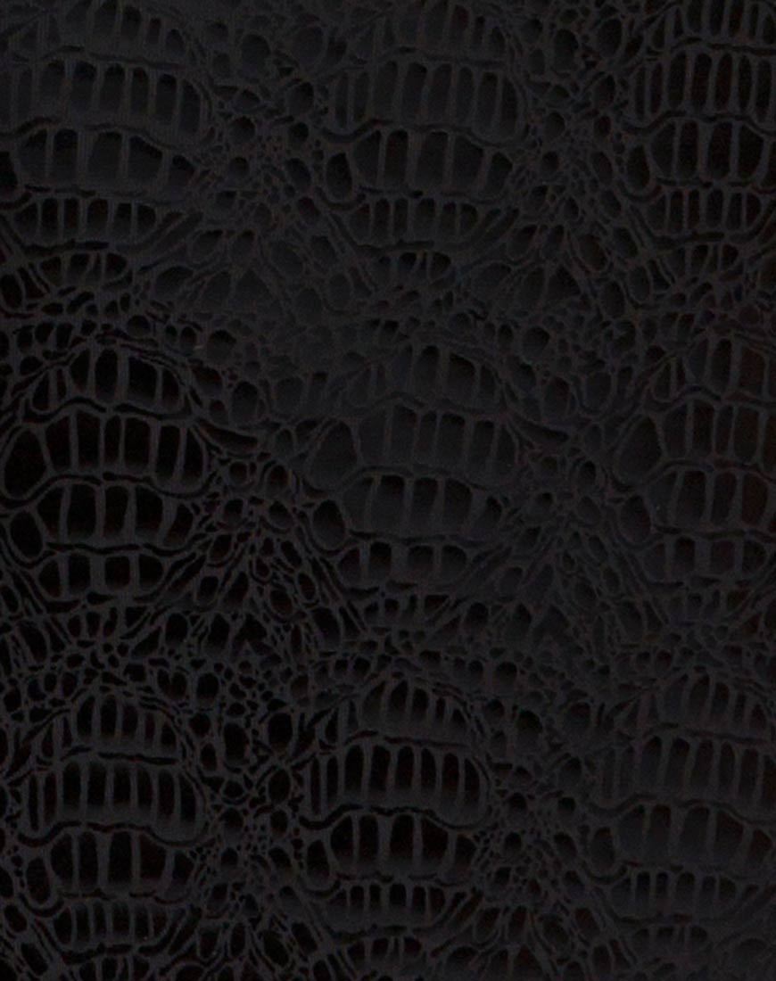 Image de la robe Saleh en serpent noir