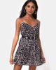 Image de Sanna Slip Dress in Leopard Grey