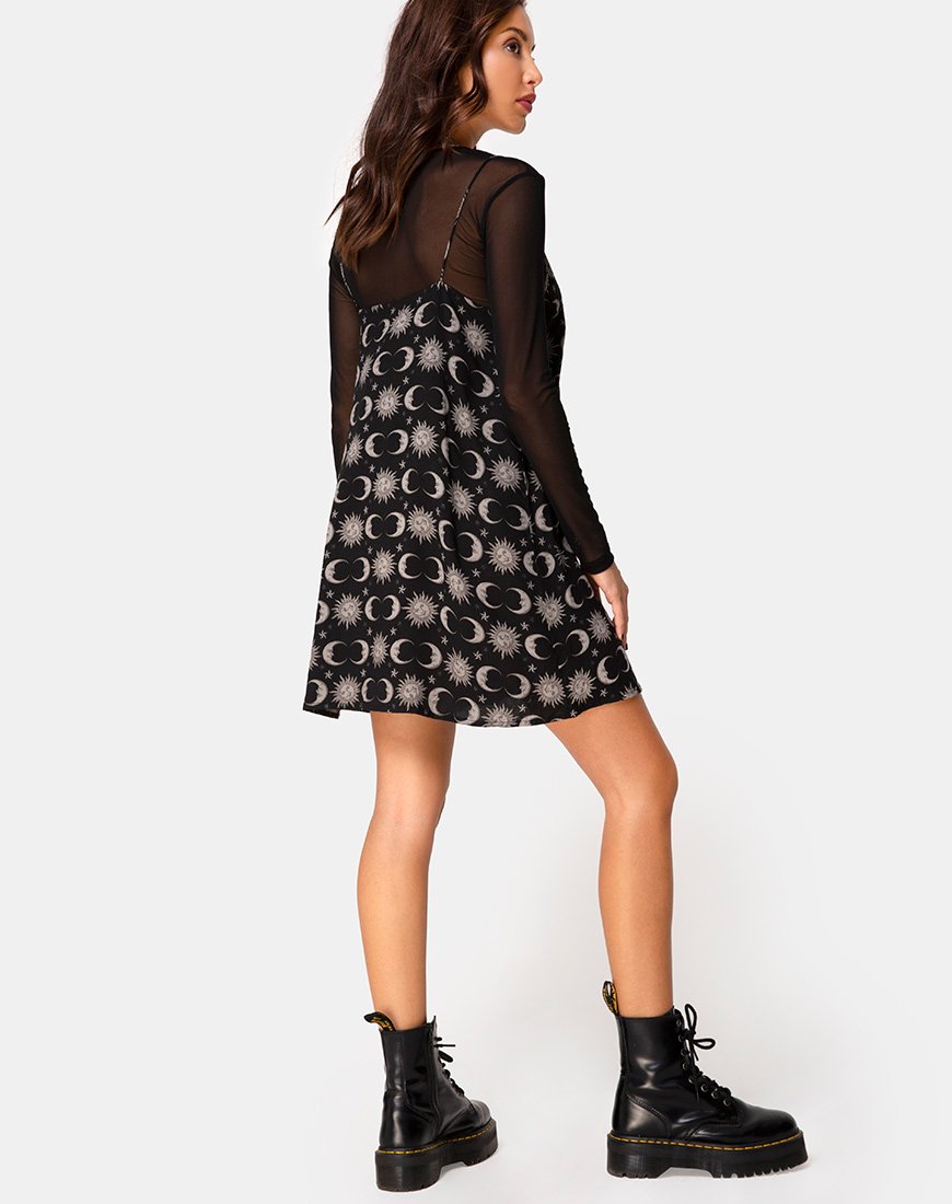 Image de Sanna Slip Dress in Moonlight Black