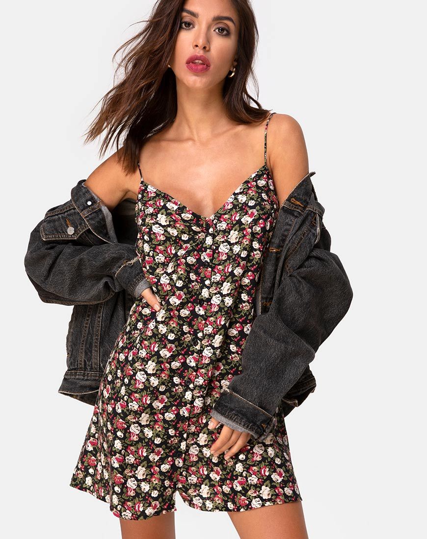 Image of Sanna Slip Dress in Courtney Floral
