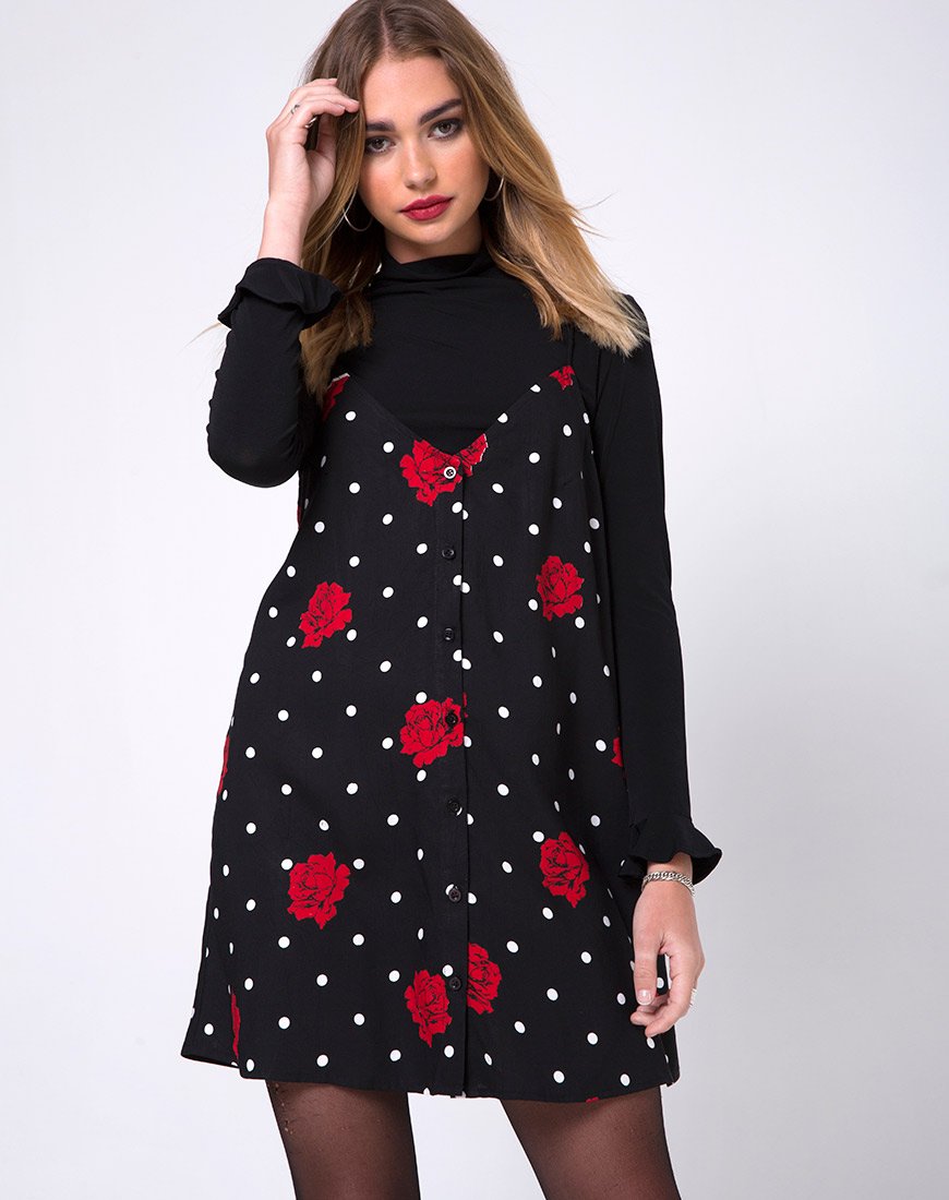 Image de Sanna Slip Dress in Cuban Rose