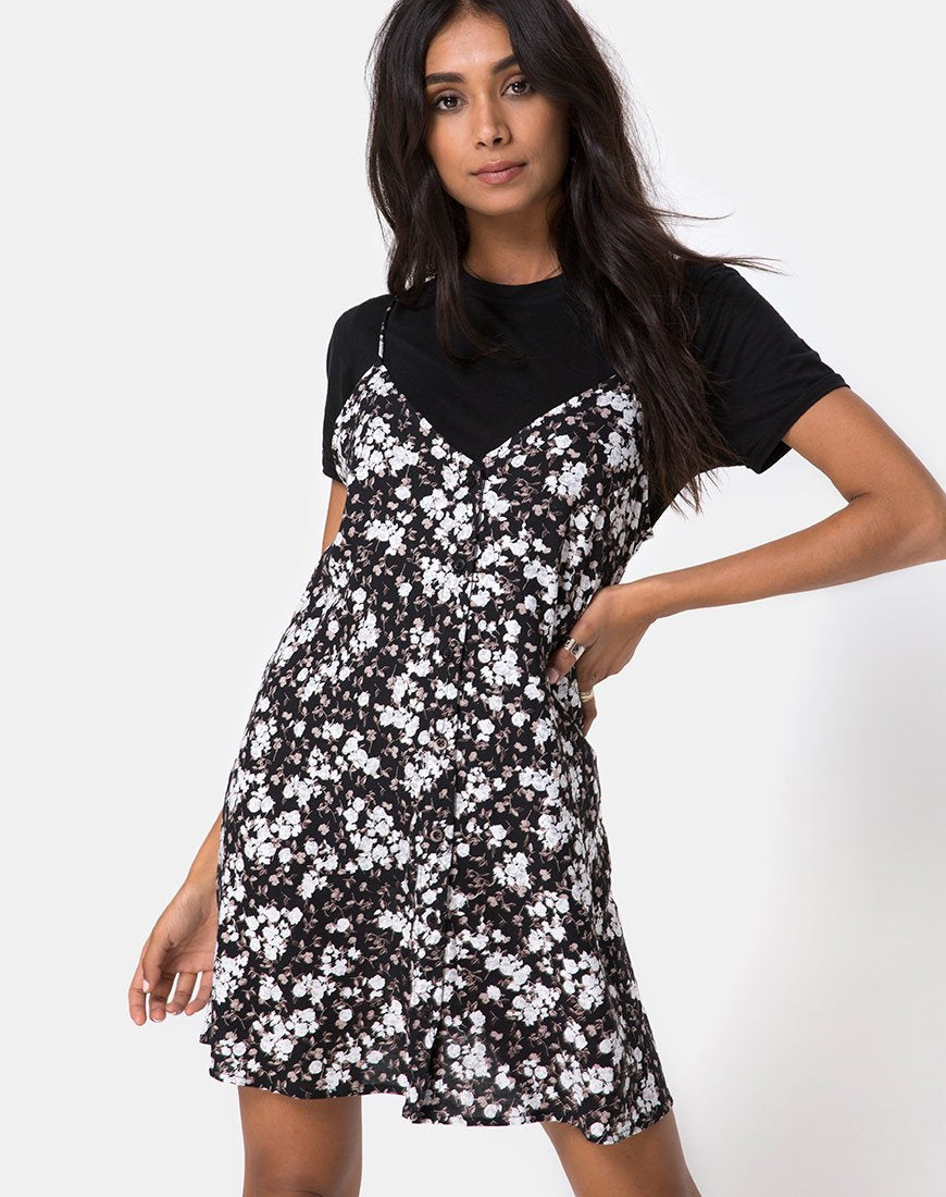 Image de Sanna Slip Dress in Dark Wild Flower