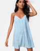 Image de Sanna Slip Dress in Ditsy Rose Blue