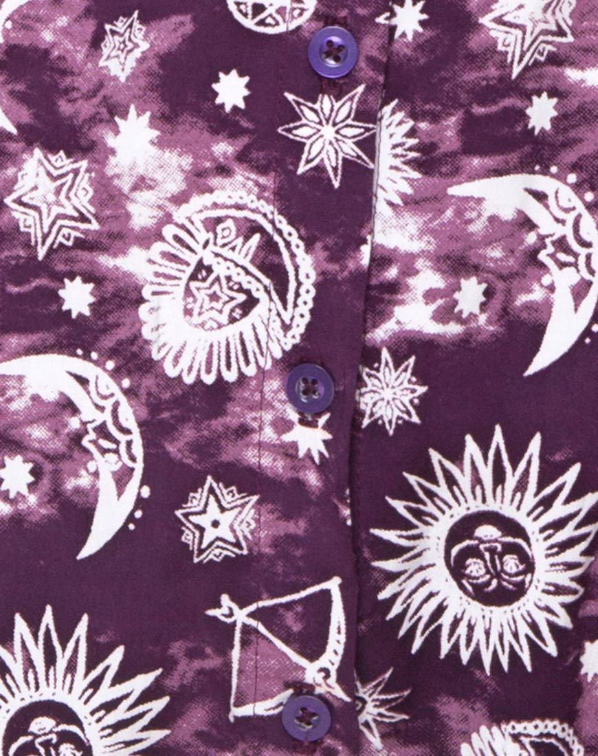 Image de Sanna Slip Dress in Purple Zodiac