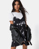 Image de Sanna Slip Dress in Mono Flower Black
