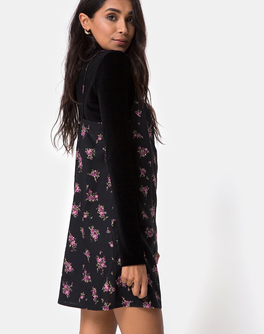 Image de Sanna Slip Dress in Sohey Rose Black