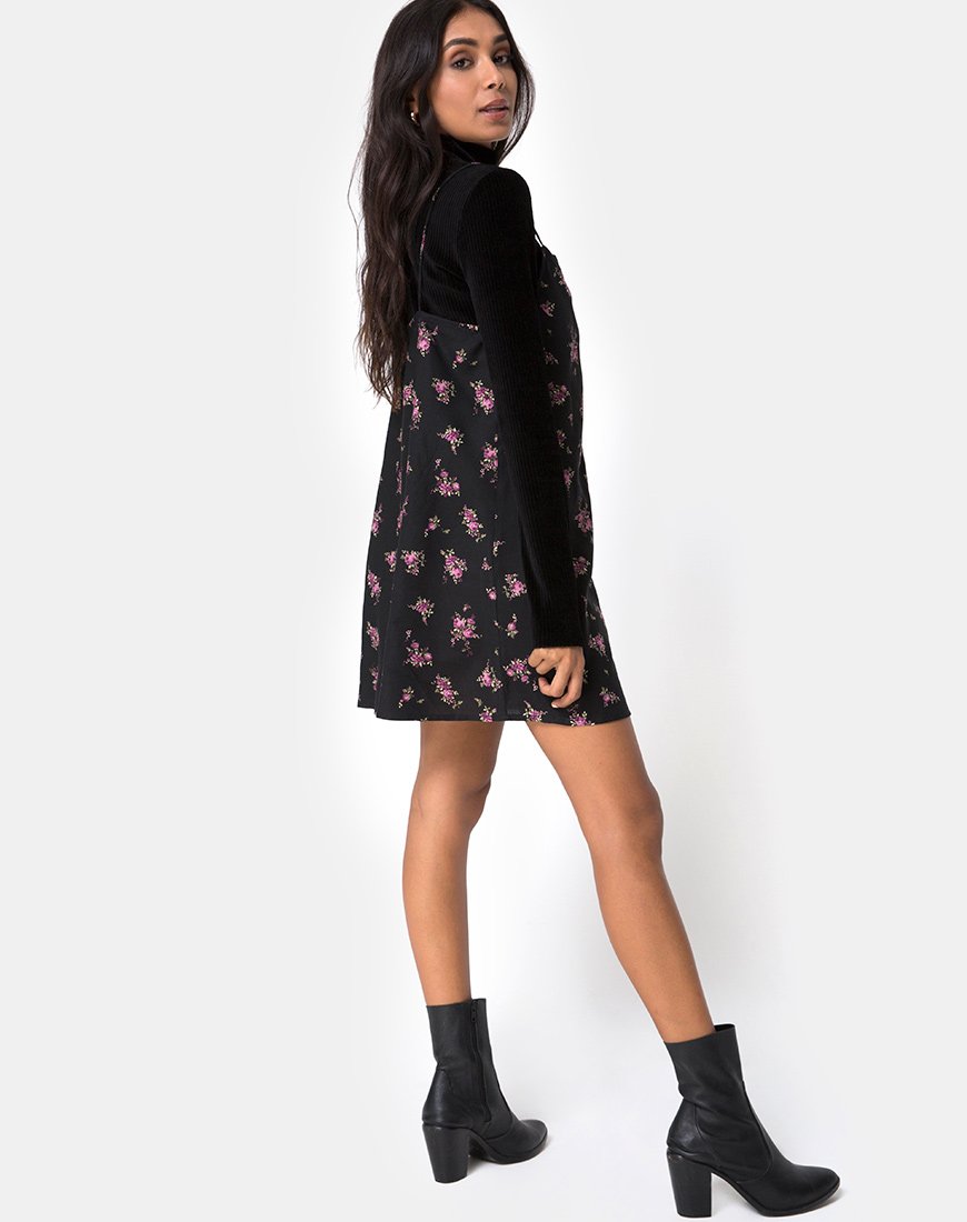 Image de Sanna Slip Dress in Sohey Rose Black