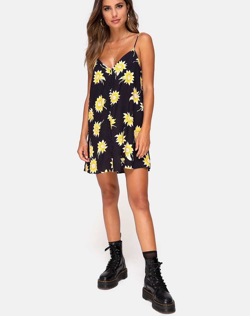 Image de Sanna Slip Dress in Sunny Days Noir