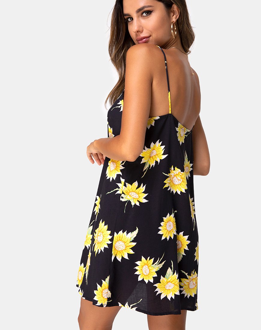 Image de Sanna Slip Dress in Sunny Days Noir