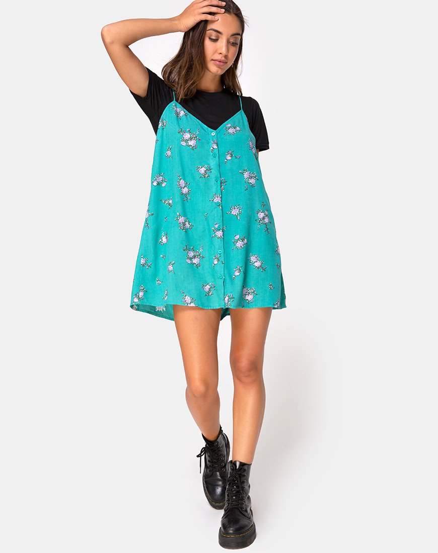 Image de Sanna Slip Dress in Soi Rose Green