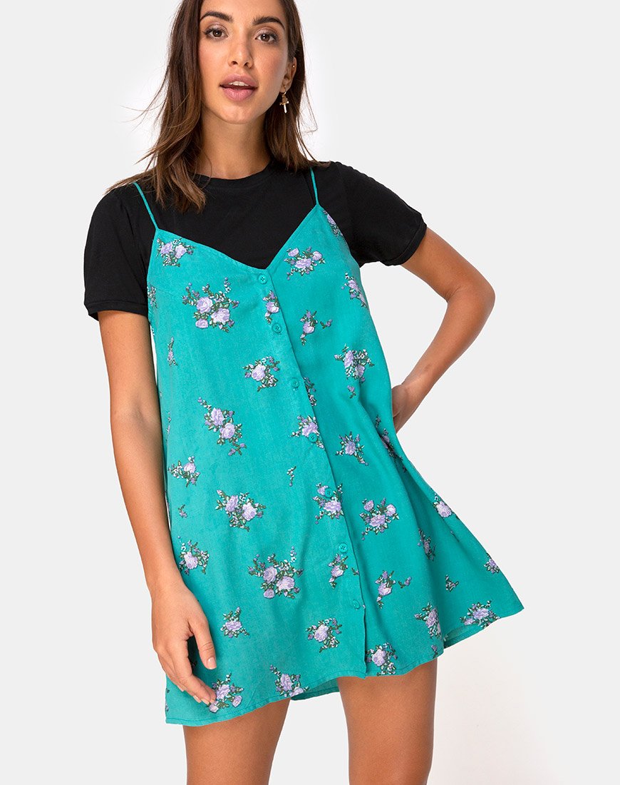 Image de Sanna Slip Dress in Soi Rose Green