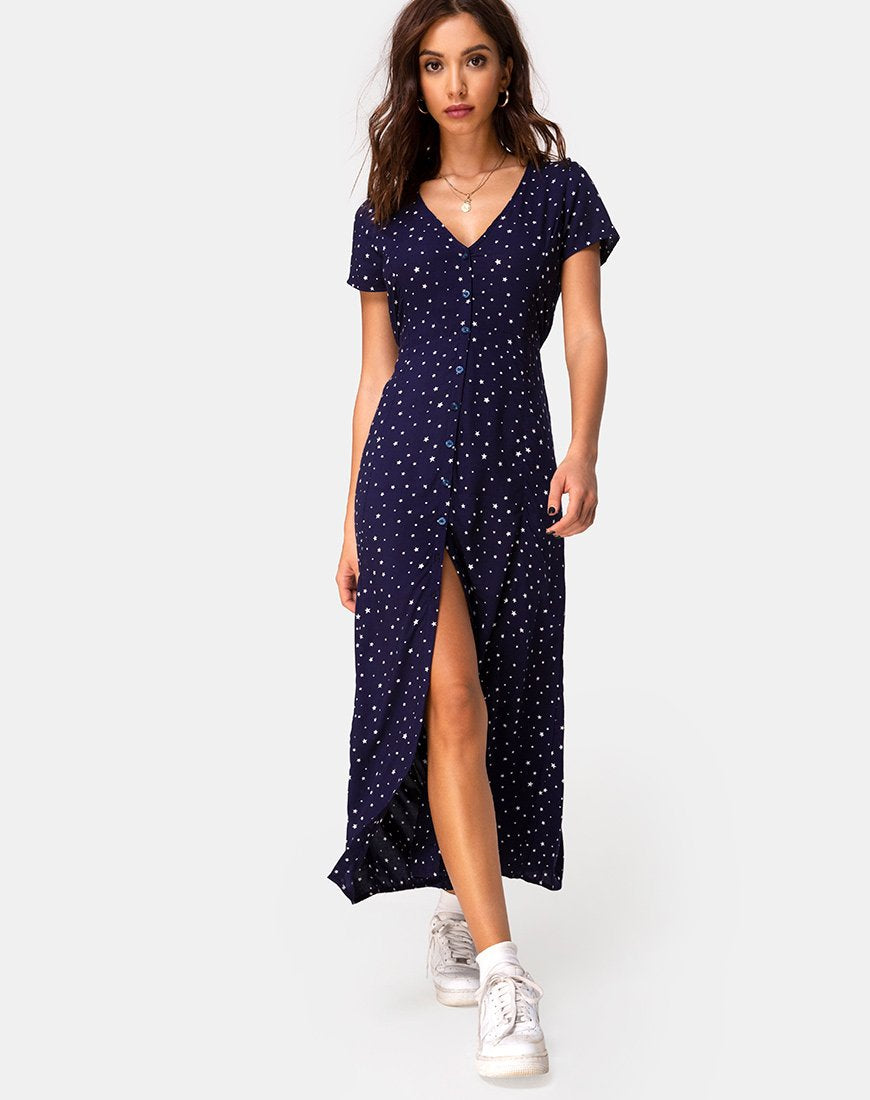 Image de Sanrin Midi Dress in Starstruck Navy