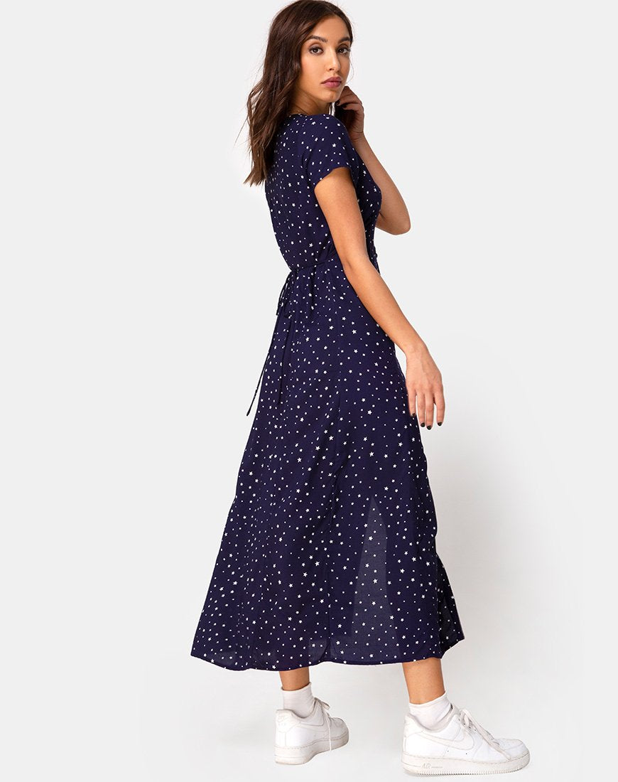Image de Sanrin Midi Dress in Starstruck Navy